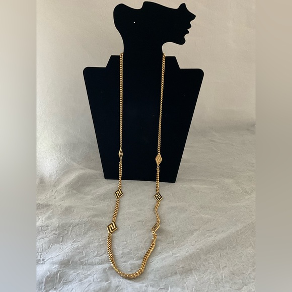 Monet Long Gold Necklace - Picture 2 of 4